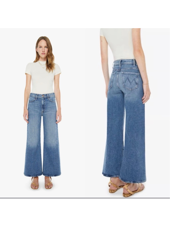 Mother Denim - Women's Mother Hustler Roller Ankle Jeans Blue Size 24